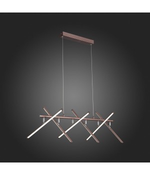 SLD003.303.06 Люстра подвесная ST-Luce Кофейный/Белый LED 6*8W 4000K PIACOD-foto3