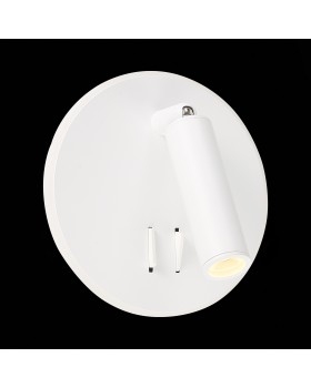 SL1586.513.01 Светильник настенный Белый LED 1*8W 3000K 624Lm Ra>80 24° IP20 L-xW155xH155 170-240V BONDI-foto6