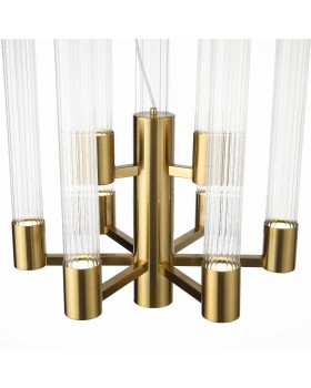 SL1229.303.09 Люстра подвесная ST-Luce Латунь/Прозрачный GU10 9*5W Terni-foto3