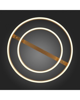 SL944.202.02 Люстра потолочная ST-Luce Анодированный золотой/Белый LED 1*34W 3000K-6000K ONZE-foto15