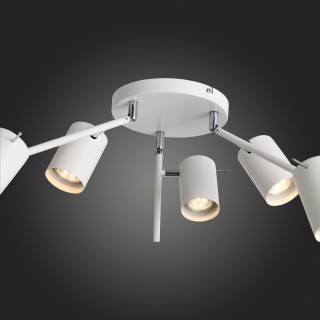 SL597.502.06 Люстра подвесная ST-Luce Белый/Белый GU10 6*3W FANALE-foto12