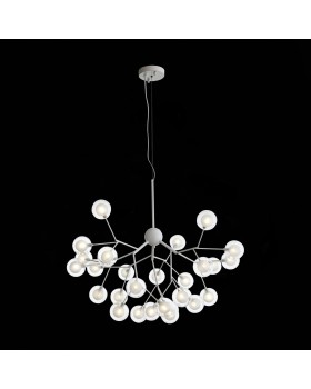 SL376.503.27 Люстра подвесная ST-Luce Белый/Белый,Прозрачный G4 LED 27*2W DEMELE-foto3