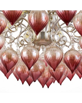 SL659.203.06 Люстра подвесная ST-Luce Шампань/Коньяк E14 6*40W FRUTTI-foto3