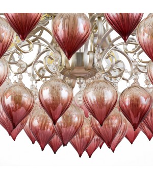 SL659.203.06 Люстра подвесная ST-Luce Шампань/Коньяк E14 6*40W FRUTTI-foto3