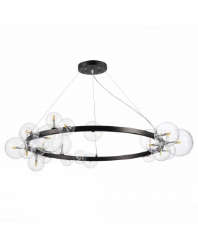 SL1165.403.24 Светильник подвесной ST-Luce Черный/Прозрачный G4 24*5W NECTON-foto2