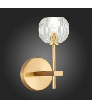 SL1166.301.01 Бра ST-Luce Латунь/Прозрачный G9 LED 1*5W ROMANO-foto5