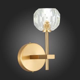 SL1166.301.01 Бра ST-Luce Латунь/Прозрачный G9 LED 1*5W ROMANO-foto5