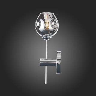 SL1500.101.01 Светильник настенный ST-Luce Хром/Дымчатый E14 1*40W FOVIA-foto8