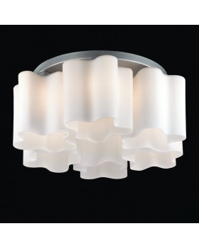 SL116.502.06 Люстра потолочная ST-Luce Серебристый/Белый E27 6*60W ONDE-foto2