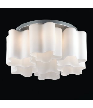 SL116.502.06 Люстра потолочная ST-Luce Серебристый/Белый E27 6*60W ONDE-foto2