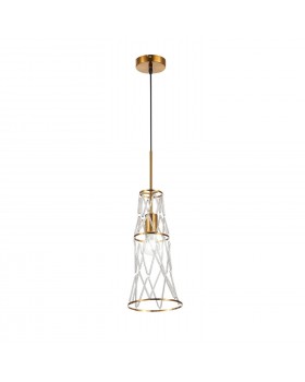 SL1016.203.01 Светильник подвесной ST-Luce Золотистый/Золотистый, Прозрачный E27 1*60W NARRIO-foto3