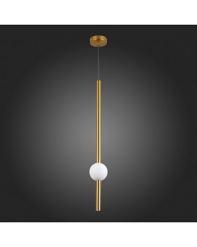 SL1222.233.01 Светильник подвесной ST-Luce Золотистый/Золотистый, Белый LED 1*18W 4000K ANGURRA-foto8