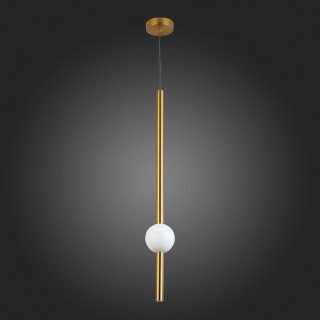 SL1222.233.01 Светильник подвесной ST-Luce Золотистый/Золотистый, Белый LED 1*18W 4000K ANGURRA-foto8