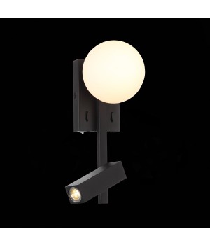 SL1581.401.02 Светильник настенный ST-Luce Черный/Белый LED 2*1+4W 3200K BOTELLI-foto9