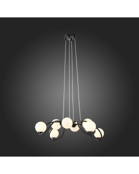 SL1502.403.08 Светильник подвесной ST-Luce Черный/Белый G9 8*5W LEGATEZZA-foto5