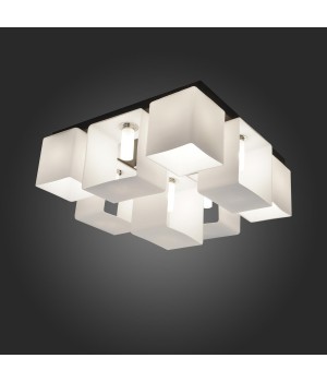 SL536.502.09 Люстра потолочная ST-Luce Черный/Белый G9 9*5W CONCRETO-foto3