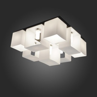 SL536.502.09 Люстра потолочная ST-Luce Черный/Белый G9 9*5W CONCRETO-foto3