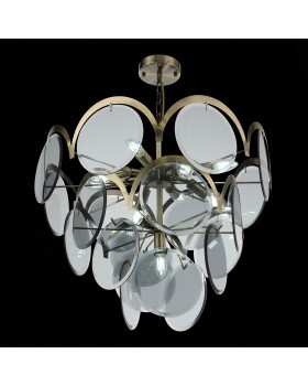 SL1161.373.09 Люстра подвесная ST-Luce Бронза/Дымчатый E14 9*60W FAZIA-foto11