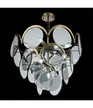 SL1161.373.09 Люстра подвесная ST-Luce Бронза/Дымчатый E14 9*60W FAZIA-foto11