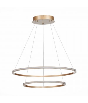 ST604.243.56 Светильник подвесной ST-Luce Золотистый/Белый LED 1*56W 4000K ST604 OUT-foto2