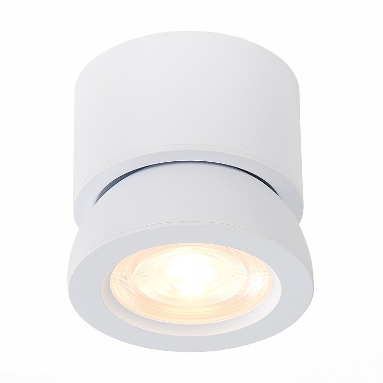 ST654.542.10 Светильник потолочный Белый LED 1*10W 4000K 850Lm Ra>90 38° IP20 D95xH96 180-240V ST654