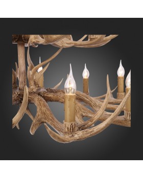 SL153.703.27 Люстра подвесная ST-Luce Светло-коричневый E14 27*40W (из 3-х коробок) RENNA-foto12