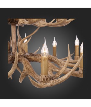 SL153.703.27 Люстра подвесная ST-Luce Светло-коричневый E14 27*40W (из 3-х коробок) RENNA-foto12