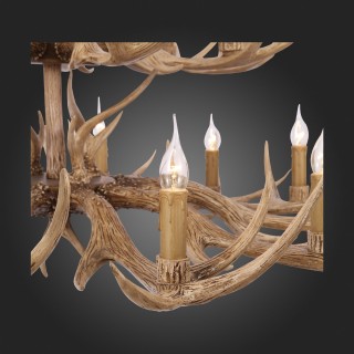 SL153.703.27 Люстра подвесная ST-Luce Светло-коричневый E14 27*40W (из 3-х коробок) RENNA-foto12