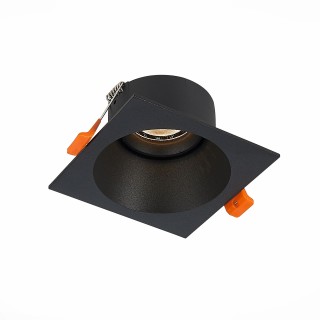 ST207.418.01 Св-к встр. Мат. черный GU10 1*50W  L103xW103xH52 220V Без ламп GROSI-foto2