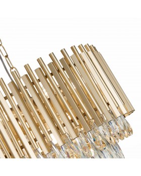 SL1625.203.09 Люстра подвесная ST-Luce шампань/шампань, прозрачный E14 9*40W Barletta-foto4