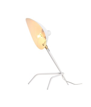 SL305.504.01 Прикроватная лампа ST-Luce Белый/Белый E27 1*60W SPRUZZO