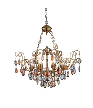 SL421.303.08 Люстра подвесная ST-Luce Бронза/Мульти E14 8*40W VIANETA-foto11