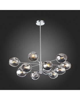 SL1500.103.12 Светильник подвесной ST-Luce Хром/Дымчатый E14 12*40W FOVIA-foto6