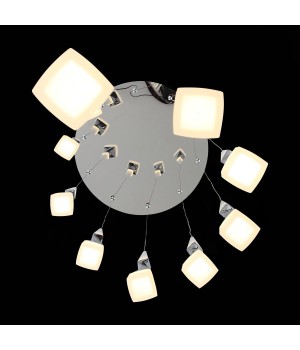 SL405.103.10 Светильник подвесной ST-Luce Хром/Белый, Хром LED 10*7W 3000K BOCHIE-foto6