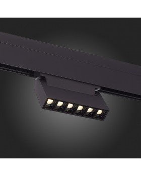 ST364.436.06 Магнитный трековый светильник Черный LED 1*6W 3000K 532Lm Ra>80 36° IP20 L120xW22xH108 48V NANE-foto7