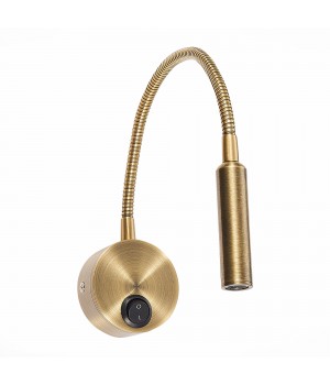 ST653.331.01 Светильник настенный ST-Luce Бронза/Бронза LED 1*3W 3000K BERSONE-foto2