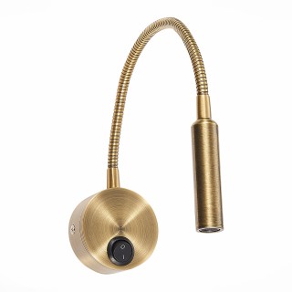 ST653.331.01 Светильник настенный ST-Luce Бронза/Бронза LED 1*3W 3000K BERSONE-foto2