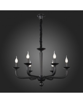 SL1114.403.06 Люстра подвесная ST-Luce Черный E14 6*40W FORTEZA-foto5