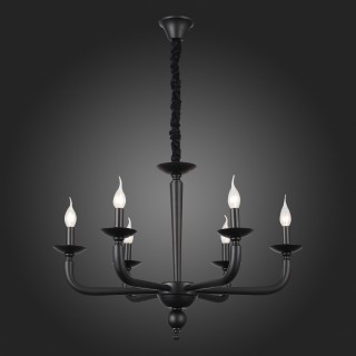 SL1114.403.06 Люстра подвесная ST-Luce Черный E14 6*40W FORTEZA-foto5