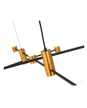 SL1596.423.22 Светильник подвесной ST-Luce Золотистый, Черный/Белый LED 22*3W 3000K ANICHITA-foto11