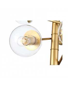 SL1150.203.08 Светильник подвесной ST-Luce Матовое золото/Прозрачный E27 8*40W (из 3-х коробок) LIORA-foto14