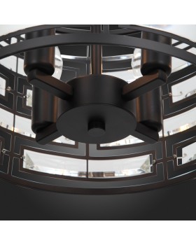 SL665.403.04 Люстра подвесная ST-Luce Черный/Черный, Прозрачный E14 4*40W CHIAREZZA-foto9