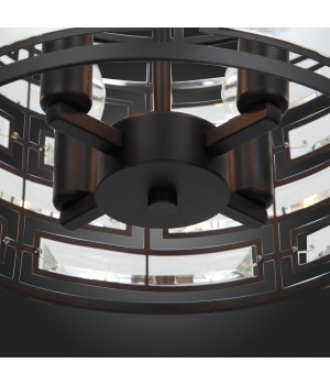 SL665.403.04 Люстра подвесная ST-Luce Черный/Черный, Прозрачный E14 4*40W CHIAREZZA-foto9