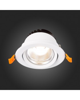 ST211.538.10.24 Св-к встр. Белый LED 1*10W 3000K 750Lm Ra80 24° IP20 D109xH65 220-240V MIRO-foto5