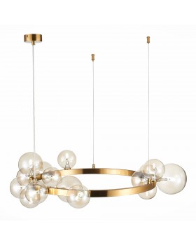 SL1165.302.15 Светильник подвесной ST-Luce Бронза/Коньячный G4 15*5W NECTON-foto11