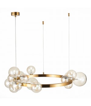 SL1165.302.15 Светильник подвесной ST-Luce Бронза/Коньячный G4 15*5W NECTON-foto11