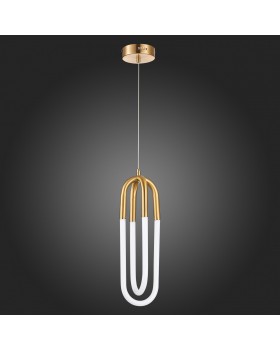 SL1579.303.02 Подвес ST-Luce Латунь/Латунь, Белый LED 2*14W 3000K MOFISTO-foto8