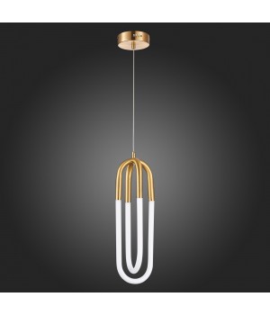 SL1579.303.02 Подвес ST-Luce Латунь/Латунь, Белый LED 2*14W 3000K MOFISTO-foto8