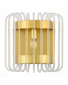 SL1228.201.01 Бра ST-Luce Золотистый/Прозрачный E14 1*40W GROSSETO-foto2