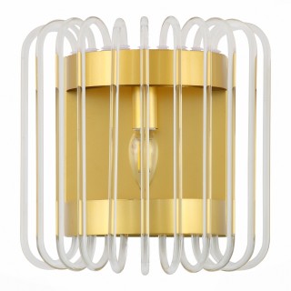 SL1228.201.01 Бра ST-Luce Золотистый/Прозрачный E14 1*40W GROSSETO-foto2